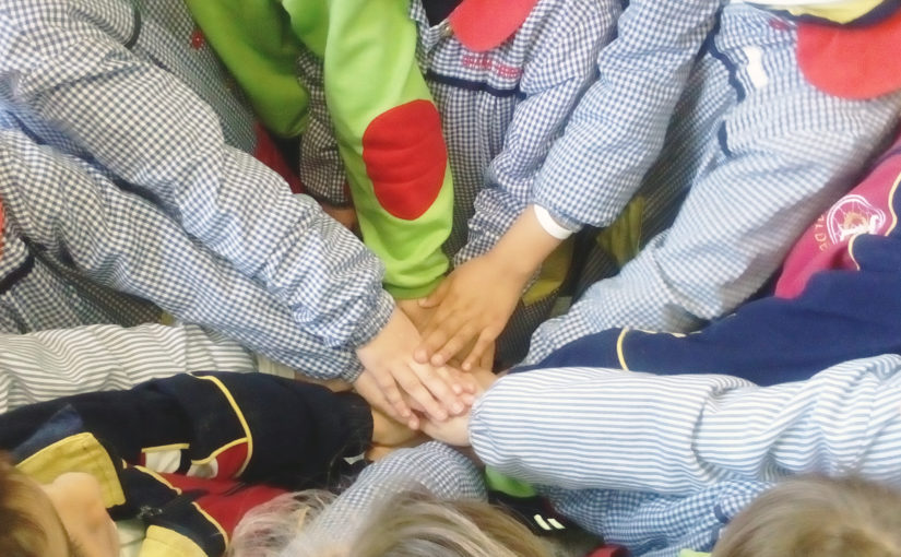 La adaptación de los niños a la escuela.